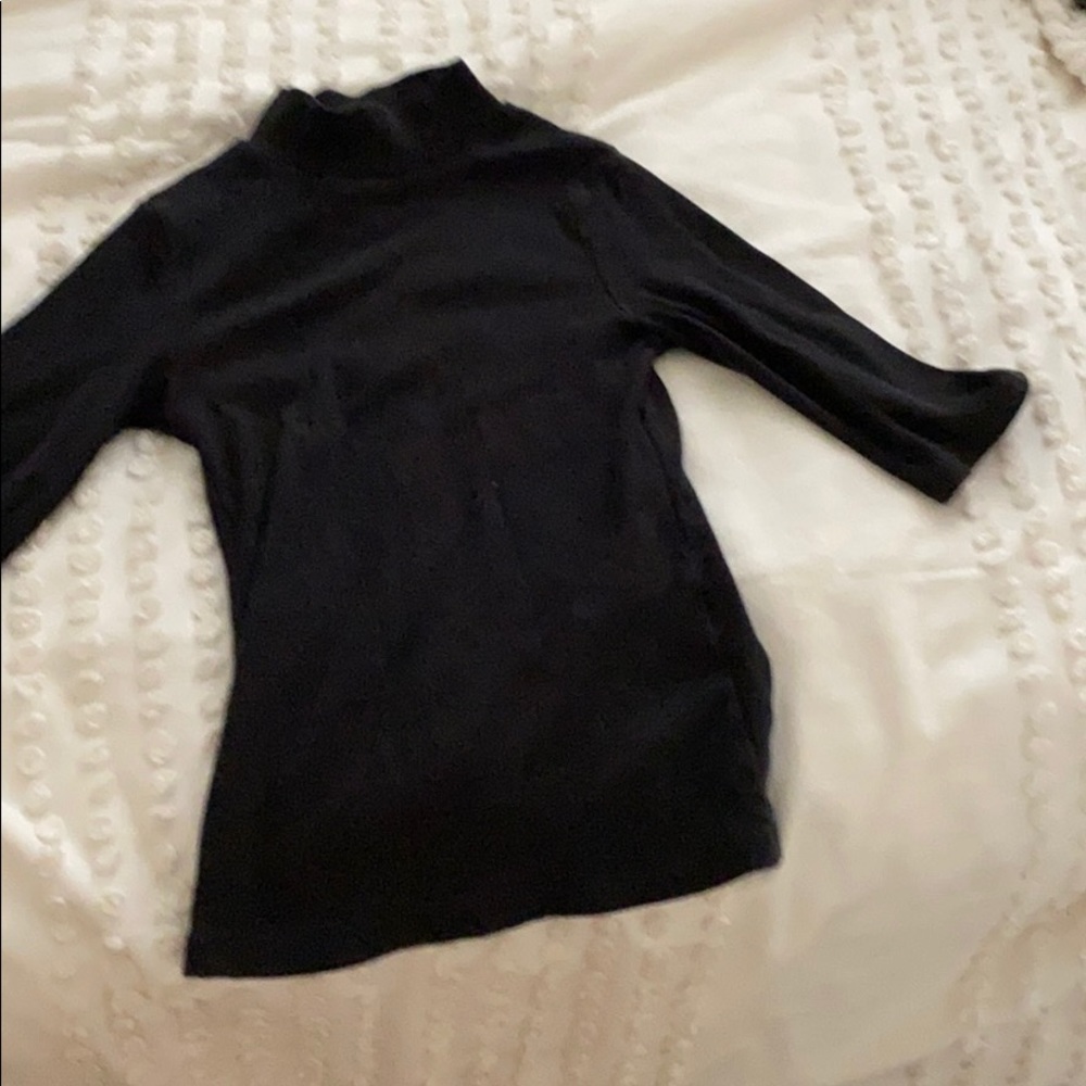 Black Zara ripped shirt